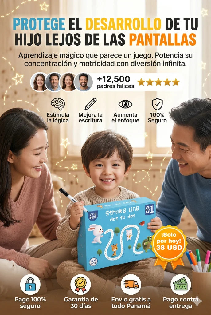 LIBRO DE TRAZADO MÁGICO DE 64 PIEZAS